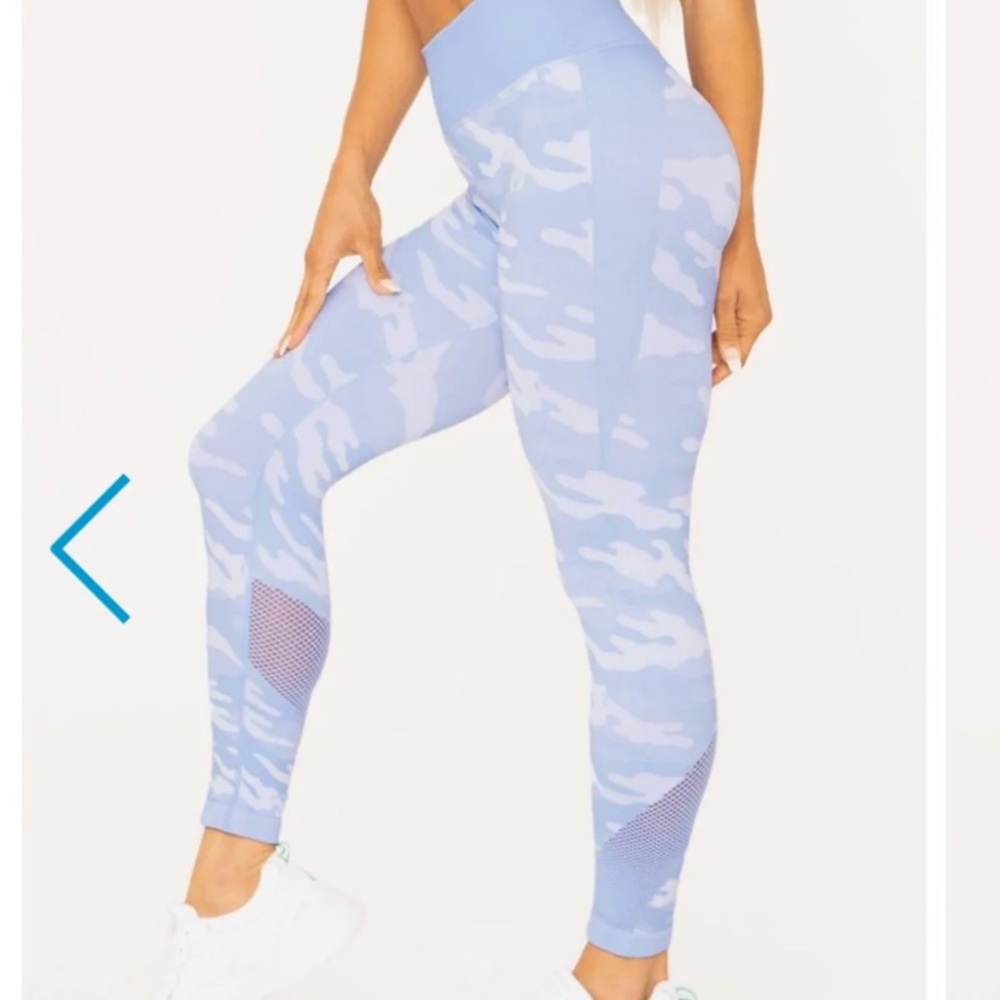Ryderwear Camo Seamless Leggings - Blue